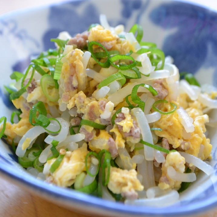 *糸こんにゃくと玉子の炒め物*